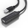 Aisens Cable USB 2.0 Prolongador con Amplificador 5m Negro A101-0914